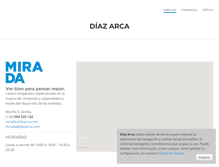 Tablet Screenshot of diazarca.com